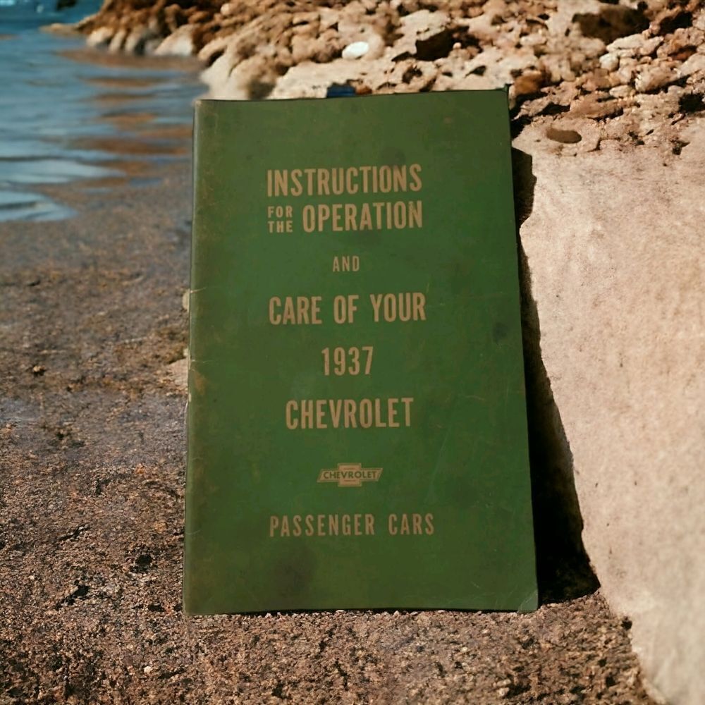 Instructions for the Operation and Care of‎ Your 1937 Chevrolet Car Booklet Vtg.